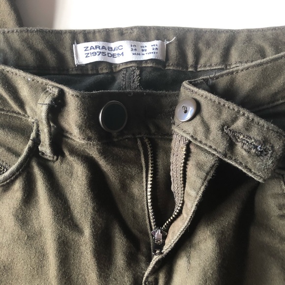 Final Price🌹Green Olive Zara Basic Pants. - Picture 5 of 5